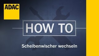 ADAC How To Scheibenwischer wechseln  ADAC [upl. by Eibbob429]