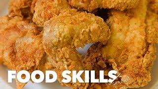 The Perfect PanFried Chicken According to Charles Gabriel  Food Skills [upl. by Nij]