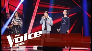 Iris vs Petro vs Vesa  Bella Ciao  Betejat  The Voice Kids Albania 2019 [upl. by Cleve]