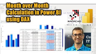 Month over Month Calculation in Power BI using DAX [upl. by Fischer]