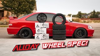 The ALLDAYANTHONY Honda Civic Wheel Setup  Everything You Need [upl. by Savior]