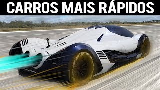 OS CARROS MAIS RÁPIDOS DO MUNDO [upl. by Clarette]