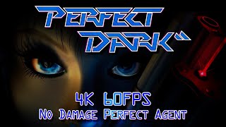 Perfect Dark N64  Longplay  No Damage 4K 60FPS [upl. by Pedrick]