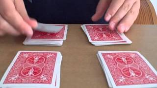 4 Piles 4 Aces  Card Trick Tutorial [upl. by Garson]