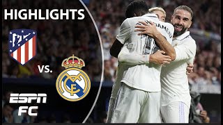 Atletico Madrid vs Real Madrid  Madrid Derby  LaLiga Highlights [upl. by Luanne]