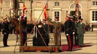 National Anthem of SPAIN at Royal Palace of Madrid [upl. by Annahoj]