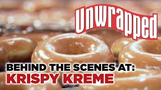 How Krispy Kreme Doughnuts are Made  UNWRAPPED  Food Network [upl. by Ralston]