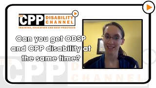 CPP Disability  Can you get ODSP and CPPD at the same time [upl. by Trescott]