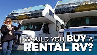 CRUISE AMERICA SELLS USED RENTAL RVs Thor Majestic 28A Motorhome Tour [upl. by Yenruoj126]