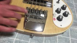 Rickenbacker 4003 Bass  Adjusting the action [upl. by Aibonez462]