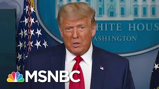 Trump Touts Stock Market Numbers After Dow Hits 30000 Amid Vaccine Transition News  MSNBC [upl. by Eliades]