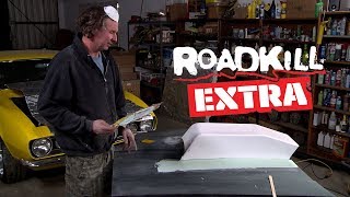 How to Install a Fiberglass Hoodscoop  Roadkill Extra [upl. by Fogg]