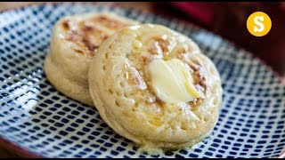 British Crumpets and Strawberry Jam Recipe [upl. by Helmut]