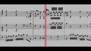 BWV 533  Prelude amp Fugue in E Minor Scrolling [upl. by Behlau36]