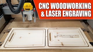 CNC Woodworking amp Laser Engraving Machines in the Workshop [upl. by Azeel370]