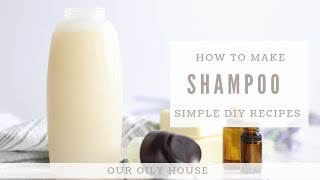 How to Make All Natural Shampoo  Simple Recipe using Essential Oils [upl. by Enohpesrep]