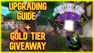 Vesteria Indepth UPGRADING Guide  GOLD TIER GIVEAWAY [upl. by Blossom]