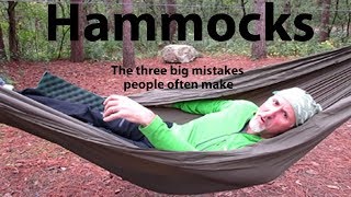 HAMMOCKS  The three big mistakes people often make [upl. by Nylyak]