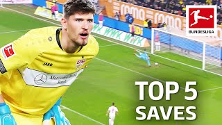 Gregor Kobel • Top 5 Saves from Borussia Dortmunds New Goalkeeper [upl. by Eniamraj919]