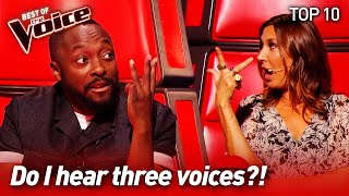 Extraordinary TRIOs on The Voice  Top 10 [upl. by Silenay]