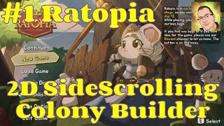 Ratopia  Ep1 Ratizens Unite  Very Cute and fun to play 2D Side Scrolling Colony Builder [upl. by Edina]