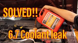 67 COOLANT LEAK SOLVED [upl. by Assenov]