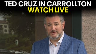 LIVE Ted Cruz in Carrollton FOX 4 News [upl. by Lecroy]