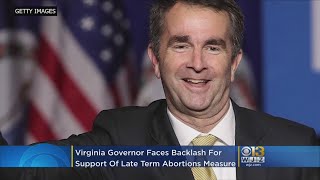 Virginia Governor Faces Backlash Over Comments Supporting LateTerm Abortion Bill [upl. by Woolley]