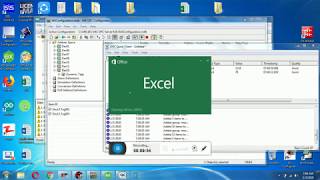 PLC to Excel data Transfer using KEPServer OPC [upl. by Phelps454]