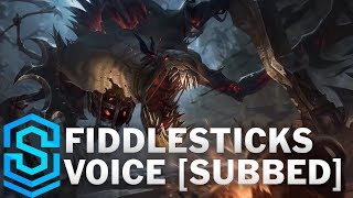 Voice  Fiddlesticks SUBBED  English [upl. by Yur276]