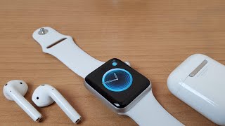 Pair Airpods with Apple Watch  How To [upl. by Annohsat]