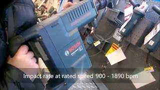 Bosch GSH 11 E Professional Demolition Hammer SDSmax [upl. by Eriha237]