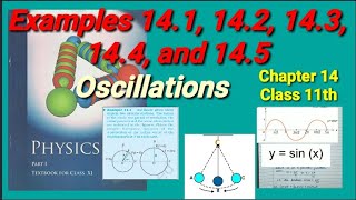 Examples 141 142 143 144 and 145  Oscillations  Class 11th  Chapter 14 [upl. by Anaic]