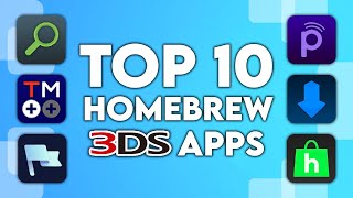 Top 10 Essential 3DS Homebrew Apps  Full Guide [upl. by Nel472]