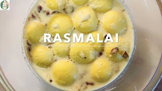 Ras malai  How to make Rosso Malai  Roshmolai  Sattvik Kitchen [upl. by Lorne335]