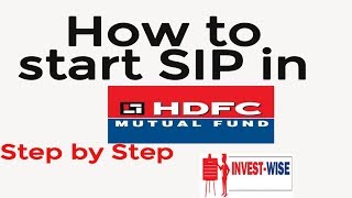 How Start SIP in HDFC Mutual Fund Online and Add biller in Net banking [upl. by Rehpotisrhc]