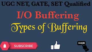 IO buffering  Types of Buffering in Operating System [upl. by Cordeelia984]