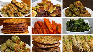 10 Easy LowCarb Veggie Snacks [upl. by Aroved]