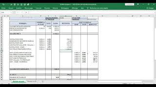 Bulletin de paie Excel  Méthode de calcul [upl. by Luanni191]