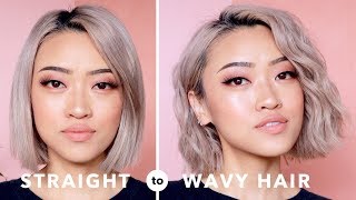 Straight to Wavy Hair Tutorial [upl. by Esinrahs]