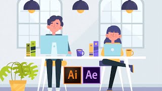 4 Beginner Cartoon Animation Techniques in After Effects [upl. by Tedmund]