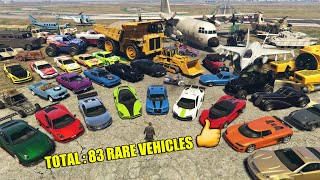 All Rare amp Secret Cars in GTA 5 Hidden Vehicle Locations Guide  Story Mode [upl. by Phio69]