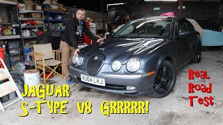 Real Road Test Jaguar SType V8  GRRROWL [upl. by Ammadis495]