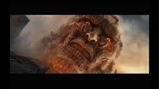 Attack On Titan Part 1 Clip Colossal Titan Appears [upl. by Adnalu712]