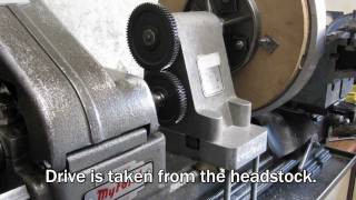 Turning 12 14quot on a Myford ML10 lathe [upl. by Tuinenga675]