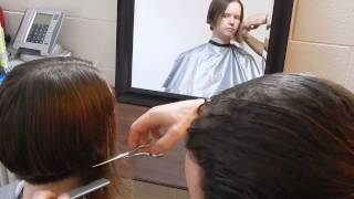 Dramatic Long to bob to pixie haircut in stages [upl. by Cari]