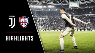 HIGHLIGHTS Juventus vs Cagliari  40  Ronaldo hattrick [upl. by Daegal510]