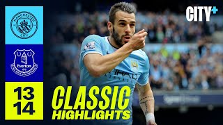 NEGREDO AND AGUERO SEAL THE DEAL  Man City 31 Everton  Classic Highlights [upl. by Nellad986]