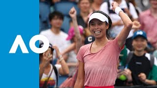 Stefanie Voegele v SuWei Hsieh match highlights 1R  Australian Open 2019 [upl. by Eceinwahs23]