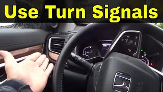 How To Use Turn Signals In 2 MinutesDriving Lesson [upl. by Dincolo]